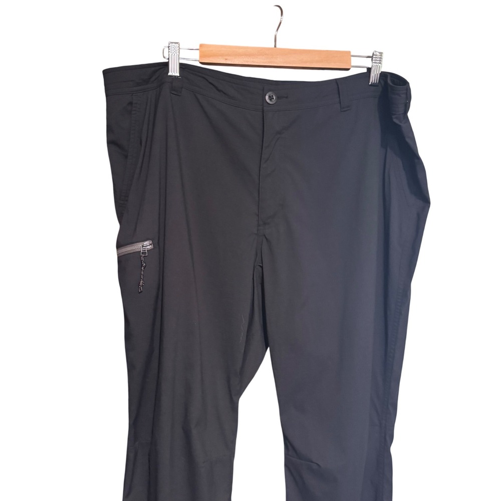REI Co-op Men's Hiking Pants 42x30 Black Cargo Trail Outdoor Travel Gorpcore - Picture 3 of 6